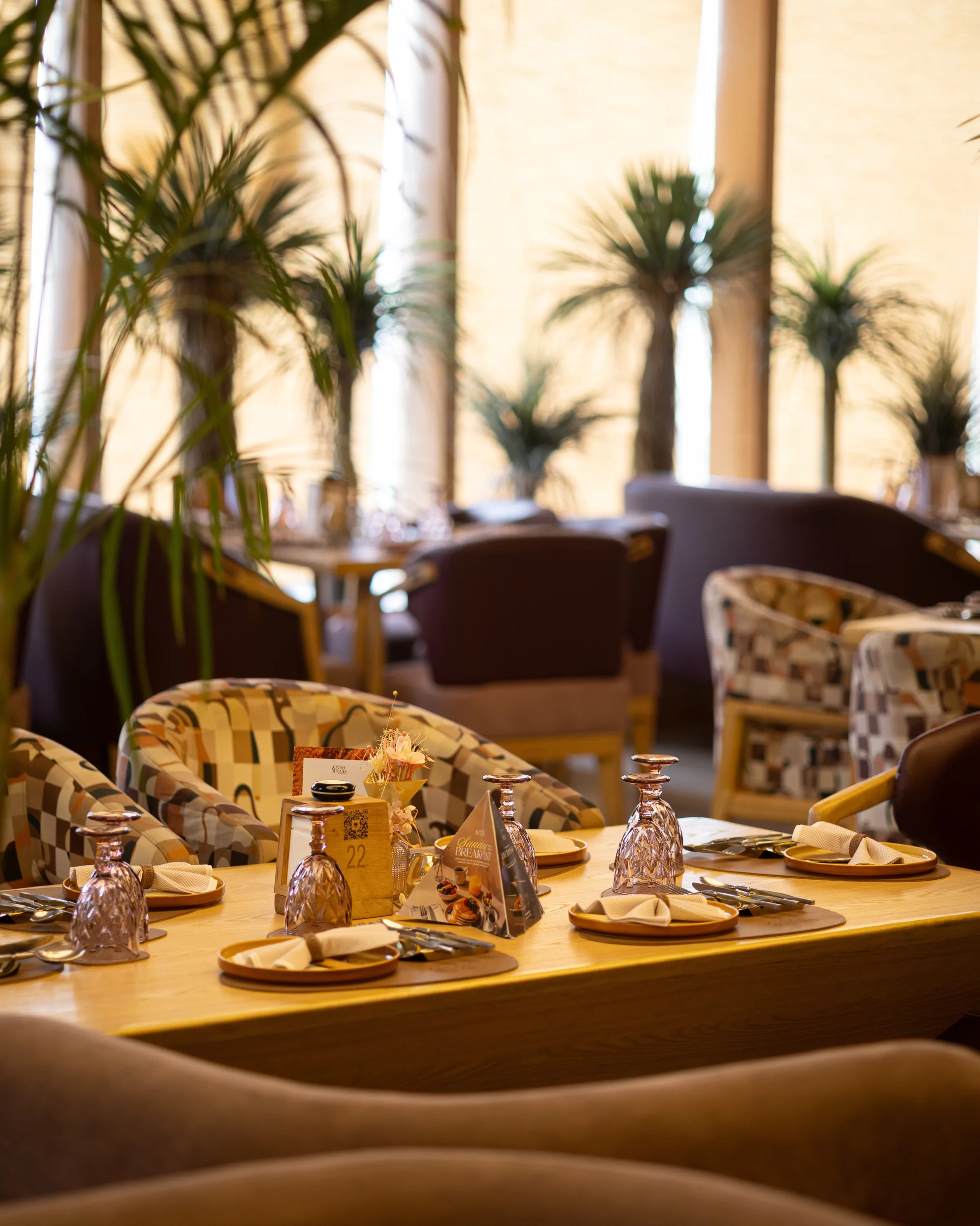 The Posh Plates dining room